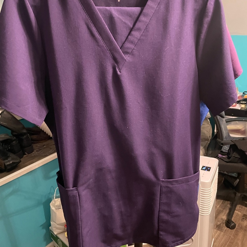 Mandala purple scrub set size medium
